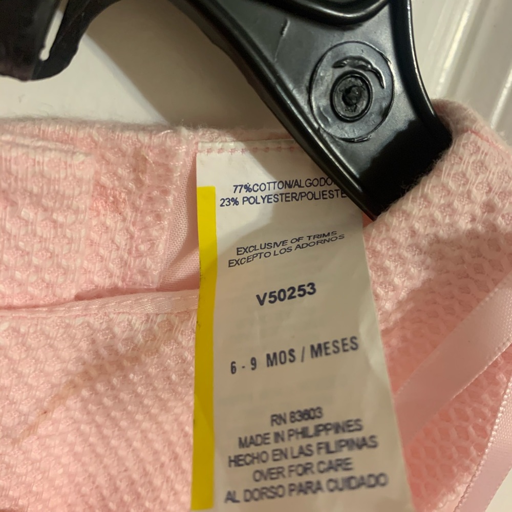 BNWT Little Bitty Pink Top 6-9M - Picture 3 of 3